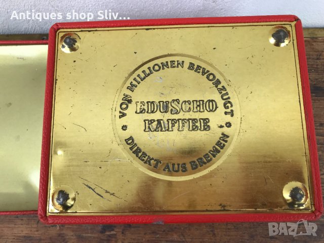 Стара метална кутия от кафе с герб. №0342, снимка 7 - Колекции - 33436927