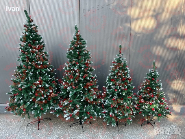 Елха Paris с декорация Коледна, снимка 3 - Декорация за дома - 52125021