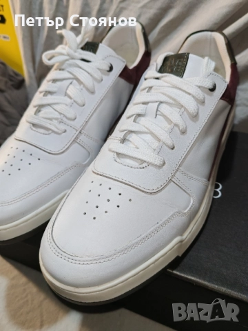 Стилни мъжки сникърси от естествена кожа Oliver Jacob №44, снимка 2 - Спортно елегантни обувки - 52522824