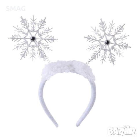 Коледна диадема със снежинки_1131934