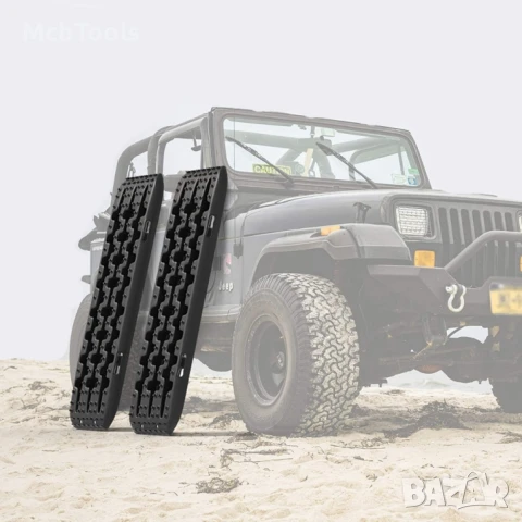 Подложки против буксуване за автомобилни гуми за допълнително сцепление 105x30cm, снимка 2 - Аксесоари и консумативи - 51151487