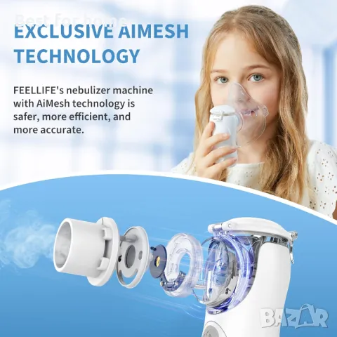 Инхалатор за бебета,деца и възрастни FEELLIF, снимка 2 - Други - 50141694