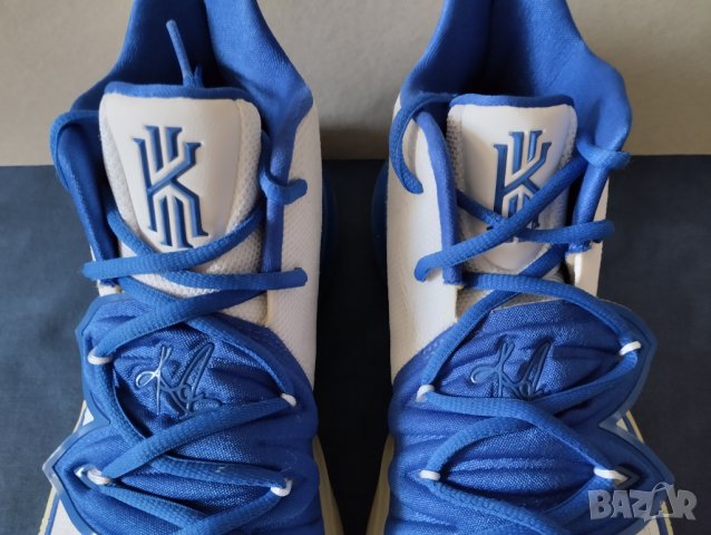 Намалени Nike Kyrie 5 White Blue "Glow In The Dark" Мъжки Маратонки Номер 44,5 / 29,5, снимка 6 - Маратонки - 40636440