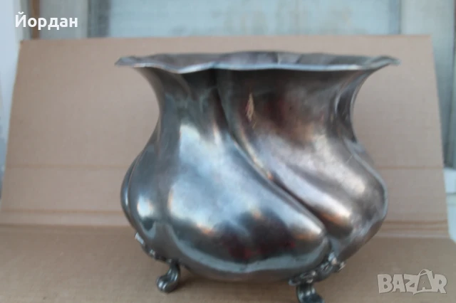 Сребърна ваза , снимка 5 - Други ценни предмети - 51392745