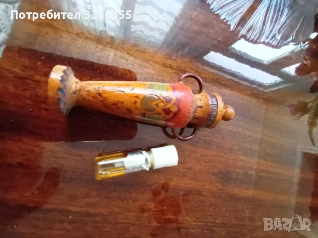 Мускалче с розово масло, снимка 2 - Антикварни и старинни предмети - 51501493