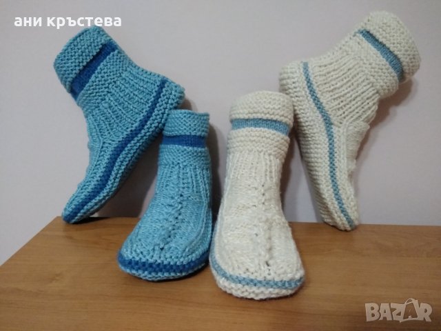 Топли и удобни ръчно изработени терлички , снимка 9 - Други - 43155207