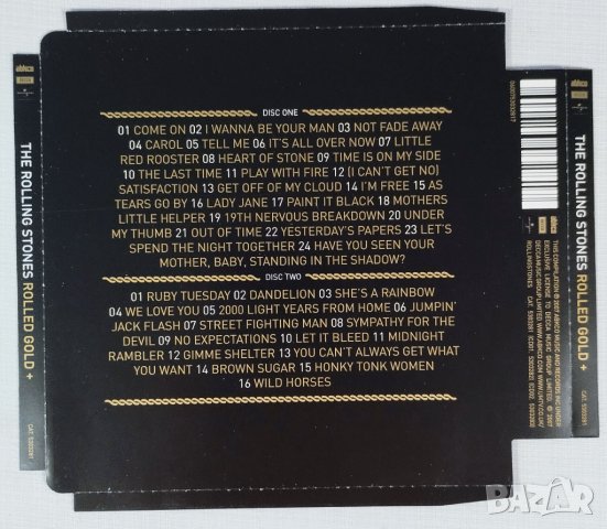 Rolling Stones - Rolled Gold - CD - двоен оригинален диск с книжка, снимка 9 - CD дискове - 43806558