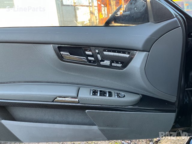 W216 W 216 Mercedes CL65 CL 65 AMG карбонов интериор H73 TRIM PIECES - CARBON HIGH GLOSS - 1500лв, снимка 5 - Части - 39580216