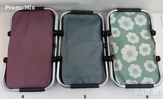 Термо чанта Faltbarer Thermo-Einkaufskorb Сгъваема пазарска кошница за пикник плаж хладилна чанта, снимка 9 - Хладилни чанти - 49737152