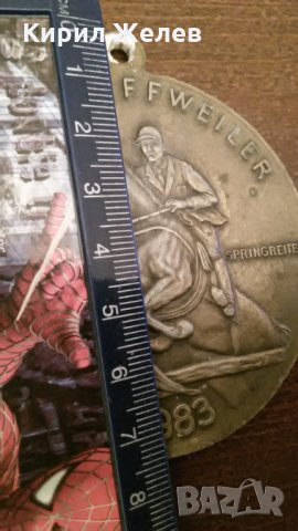 КОННИ СПОРТОВЕ ФРЕНСКИ МЕДАЛ 1983г. ОЛИМПИАДА ПАРИЖ 1924г. 5148, снимка 8 - Колекции - 30877187