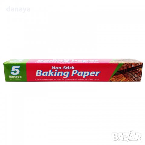 1448 Кухненска хартия за печене 5 метра x 30 см незалепваща, снимка 6 - Други - 28349881