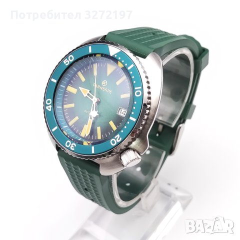 PARNSPRE автоматичен часовник за гмуркане, 300 M, стъкло сапфир, японски мехнизъм NH35A, снимка 6 - Мъжки - 40692719