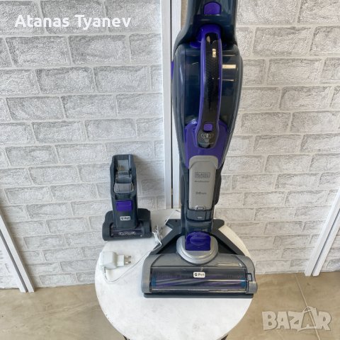 Вертикална безкабелна прахосмукачка Black+Decker SmartTech PetHair 18V, снимка 3 - Прахосмукачки - 43136037