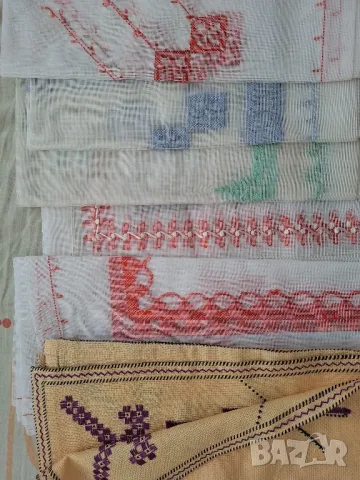 6 карета, шити на ръка общо за 10лв.