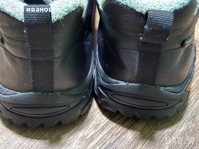 Treking обувки вибрам,кожа,46 номер,мембрана, снимка 2 - Маратонки - 53397606