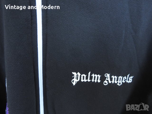 Moncler x Palm Angels горнище анцуг черно горница (L/XL), снимка 10 - Спортни дрехи, екипи - 40089542
