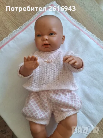 Луксозна бебешка бархетна двупластова пелена с дантела , снимка 2 - Комплекти за бебе - 48846154