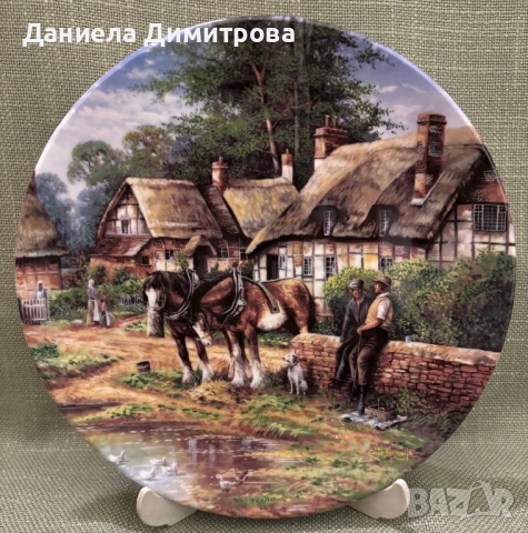 Декоративни чинии от поредицата “Country Days” от Chris Howells, Wedgwood, снимка 10 - Други - 50695733