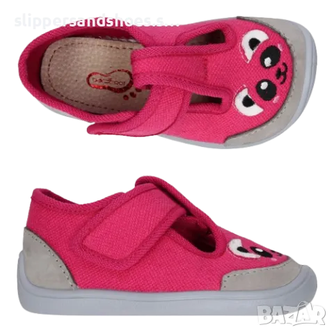 Детски пантофи "Barefoot" розова коала  