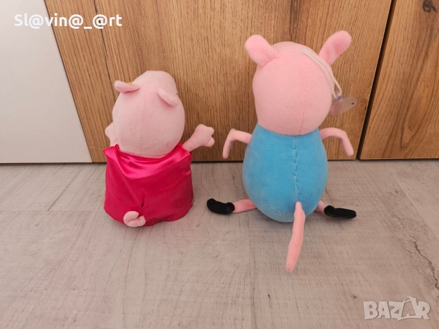 Плюшени играчки Пепа и Джордж, снимка 3 - Плюшени играчки - 51856358