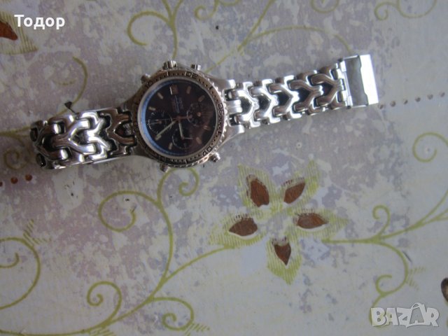 Оригинален мъжки часовник Сейко Хронограф, снимка 6 - Мъжки - 33100145