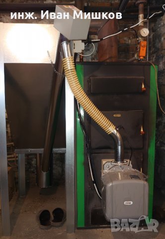 Пелетна горелка Фероли Ferroli SUN P7N с бункер и безжичен термостат , снимка 14 - Отоплителни печки - 24316617