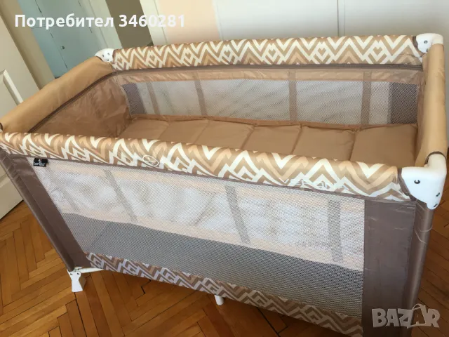 Сгъваема бебешка кошара Lorelli с 2 нива и допълн.матрак  и протектор