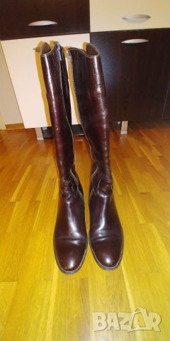 Италиански ботуши, номер 38, естествена кожа, снимка 6 - Дамски ботуши - 38654298