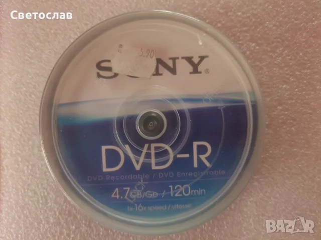 Нови Sony DVD-R дискове, снимка 1