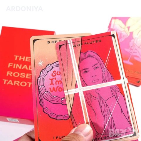 The Final Rose Tarot - карти Таро, снимка 4 - Други игри - 43296897