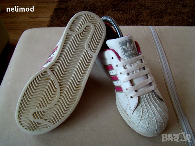 ADIDAS SUPERSTAR Разпродажба ... намалени на 35.00 лв size UК 3  номер 35,5            , снимка 4 - Кецове - 40307064