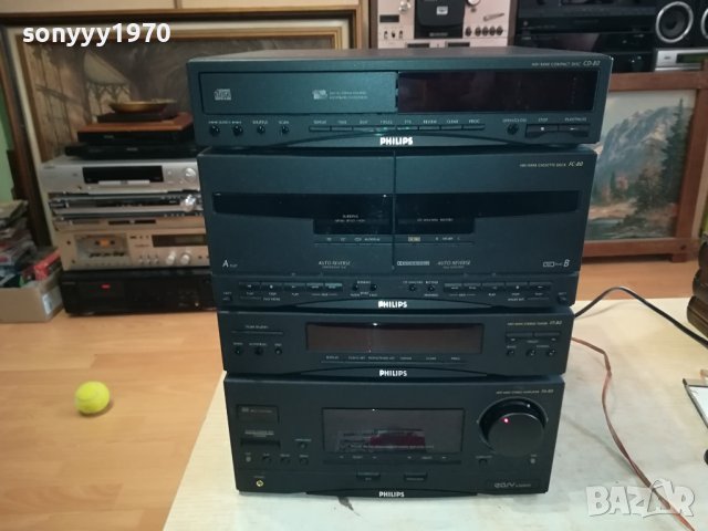 PHILIPS ЦД ДВОЕН ДЕК ТУНЕР И УСИЛВАТЕЛ-ВНОС SWISS LNVR0101241657