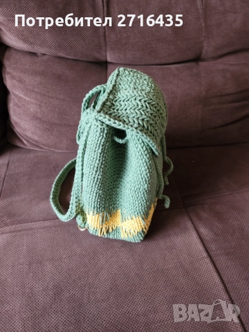 НОВА !Ръчно плетена раница., снимка 3 - Раници - 52184364