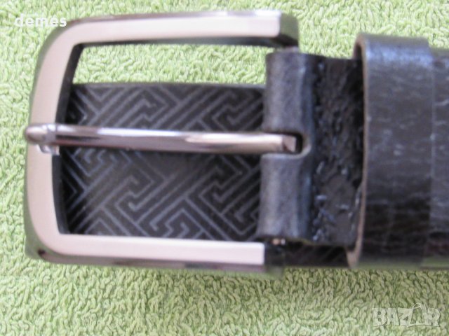  Нов кожен мъжки колан от Монголия, снимка 4 - Колани - 28207976
