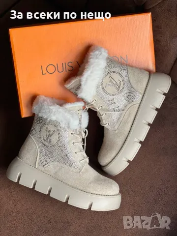 Дамски боти Louis Vuitton - Налични различни цветове Код D1234, снимка 5 - Дамски боти - 47755603