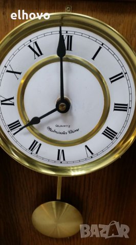 Часовник Quartz Wesminster Chime, снимка 2 - Стенни часовници - 27139671