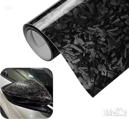  Карбоново Ковано Фолио Гланц  PREMIUM., снимка 6 - Аксесоари и консумативи - 49553845
