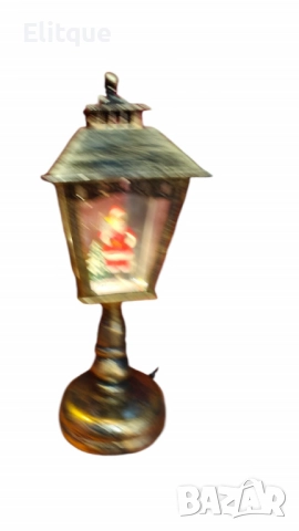 Коледен декоративен фенер с падащ сняг и светодиодно осветление, снимка 8 - Други стоки за дома - 52831792