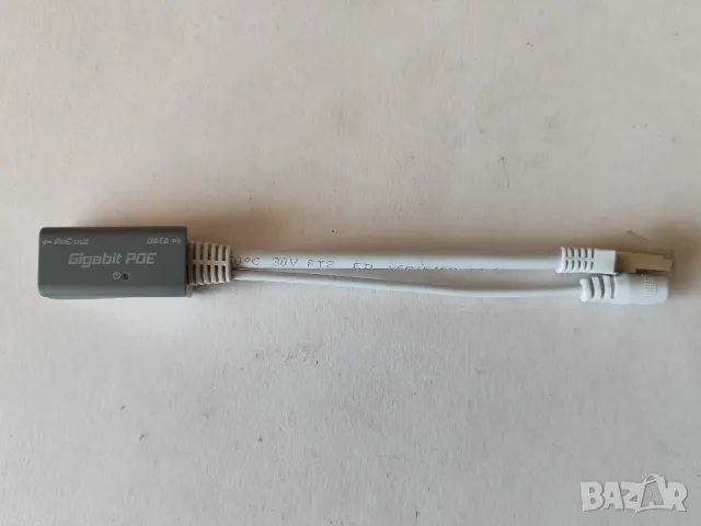 MikroTik Gigabit POE Injector , снимка 3 - Мрежови адаптери - 47496178