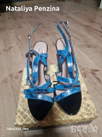 Дамски обувки на ток, 36 номер, снимка 3 - Дамски елегантни обувки - 49294033