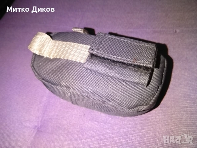 Калъвче за колан за стотинки документи ключове и друго 130х75х45мм промазан плат, снимка 4 - Портфейли, портмонета - 52053568