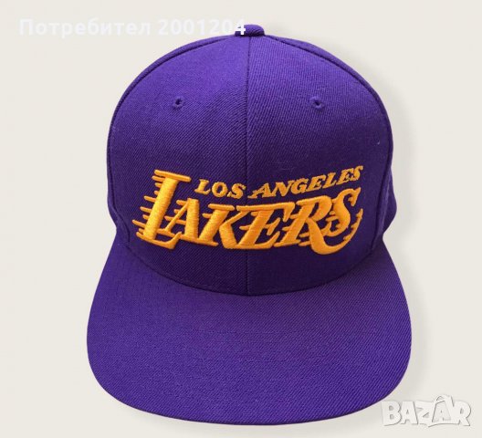 Шапка на Lakers NBA, снимка 2 - Шапки - 34624239