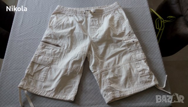 Къси бели мъжки панталони Tex Man, снимка 1 - Къси панталони - 36876166