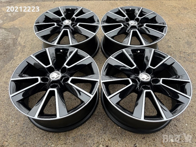 4 броя алуминиеви джанти за Skoda Octavia,Yeti,Karoq 17, снимка 4 - Гуми и джанти - 53381294