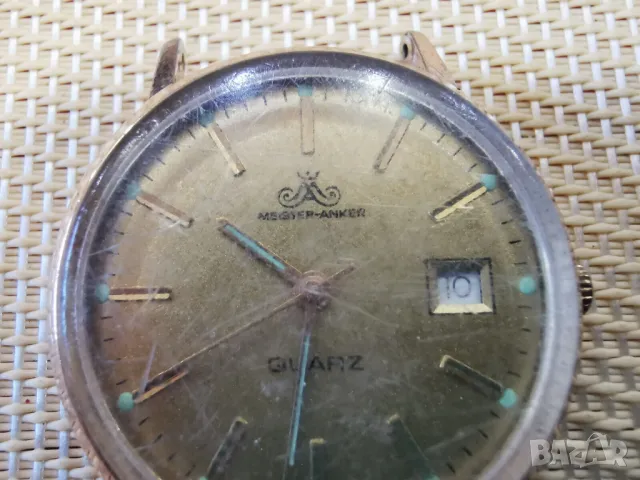ПОЗЛАТЕН MEISTER ANCER QUARTZ, снимка 3 - Антикварни и старинни предмети - 49575189