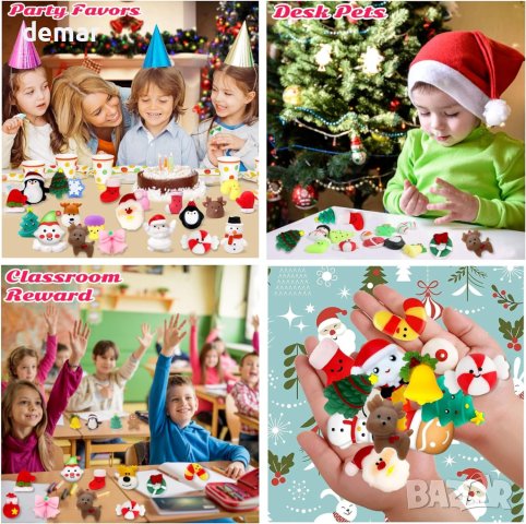 Коледен адвент календар 2023 с 24 меки играчки за деца, снимка 5 - Други - 42940749