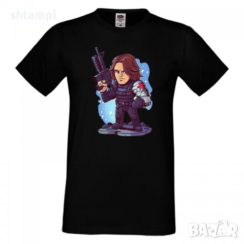 Мъжка тениска Marvel Winter Soldier  Игра,Изненада,Подарък,Геймър,, снимка 3 - Тениски - 36791855
