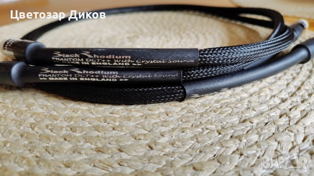 Black Rhodium Phantom DCT++ With Crystal Sound+GN-4 Rhodium RCA Connector, снимка 4 - Аудиосистеми - 52584762