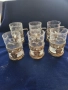 подстакани мелхиор - 2 к-та х 6 броя с оригинални чаши, мод. "Горкий" и мод. "Латы", посребрени СССР, снимка 1
