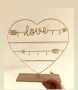 поставка за бижута във формата на сърце с надпис love, снимка 2